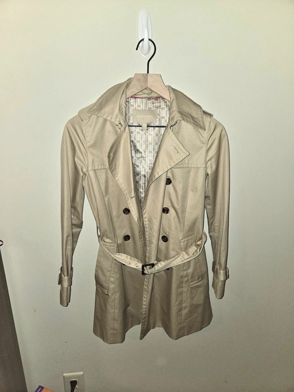 Banana Republic Classic Double-Breasted Trench Coat Brown
